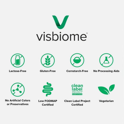 Visbiome® GI Care High Potency Probiotic, 112.5B CFU, 60 Capsules | Original De Simone Formulation®, Multi-Strain,Probiotics, Low FODMAP Certified, Gluten-Free, Made in USA