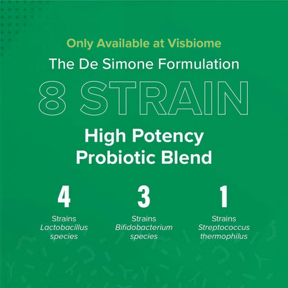Visbiome® GI Care High Potency Probiotic, 112.5B CFU, 60 Capsules | Original De Simone Formulation®, Multi-Strain,Probiotics, Low FODMAP Certified, Gluten-Free, Made in USA